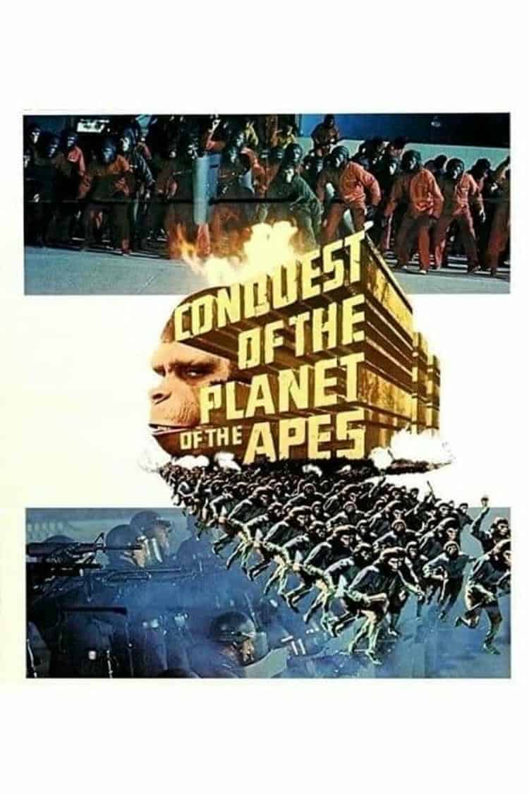 Poster for Conquest of the Planet of the Apes